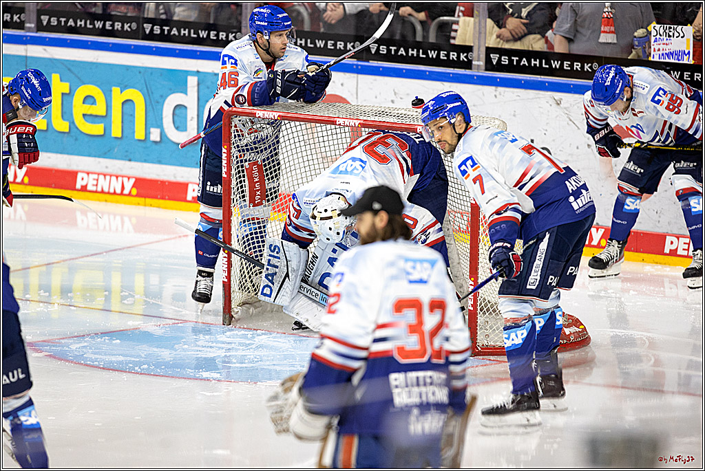 PENNY DEL - Viertelfinale;  Koelner Haie - Adler Mannheim; Koeln, 17.03.2023
